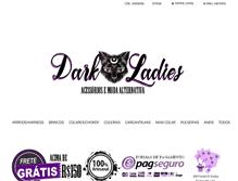 Tablet Screenshot of darkladies.com